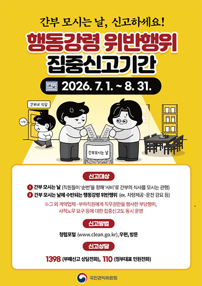 행동강령 위반행위